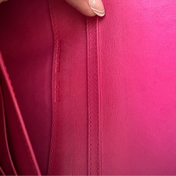 Patent Cannage Lady Dior Rendezvous Wallet On Chain Fuchsia full set - Picture 11 of 15